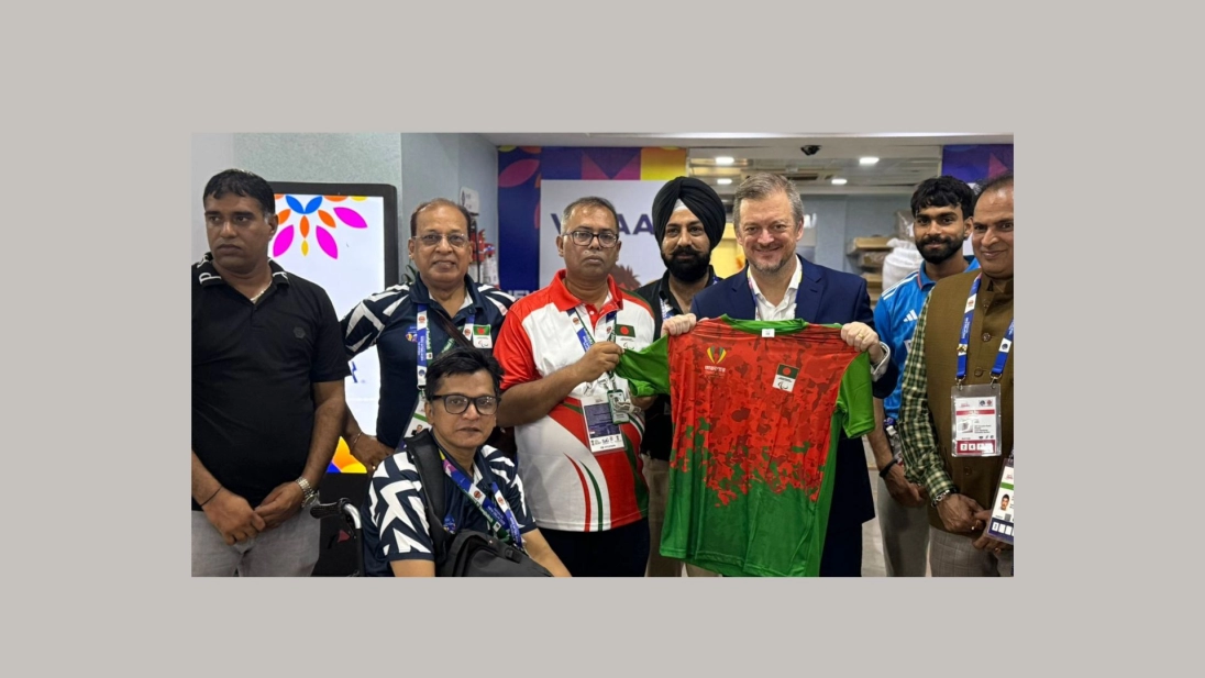 An absolute honor to meet with Andrew Parsons, President of the International Paralympic Committee.