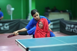 Table Tennis Training & Tournament Day 1